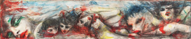 Pittura intitolato "Sogni di primavera" da Al Torella, Opera d'arte originale, Acquarello