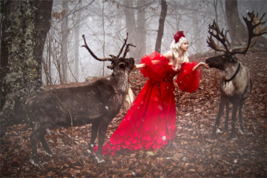 Fotografie mit dem Titel "Winter's tale | Par…" von Al Vi, Original-Kunstwerk, Digitale Fotografie Auf Keilrahmen aus Holz m…