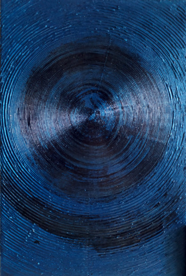 Картина под названием "Круги времени" - A.L.A, Подлинное произведение искусства, Акрил Установлен на Деревянная рама для нос…