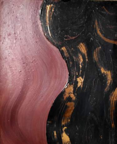 Картина под названием "Силуэт" - A.L.A, Подлинное произведение искусства, Акрил Установлен на Деревянная рама для носилок