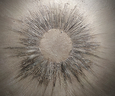 Картина под названием "Сold sun" - A.L.A, Подлинное произведение искусства, Акрил Установлен на Деревянная рама для носилок