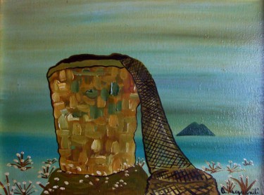 Malerei mit dem Titel "tela25.jpg Riposo d…" von Mateci-Antonio Lucio Rudy Lacquaniti, Original-Kunstwerk, Acryl
