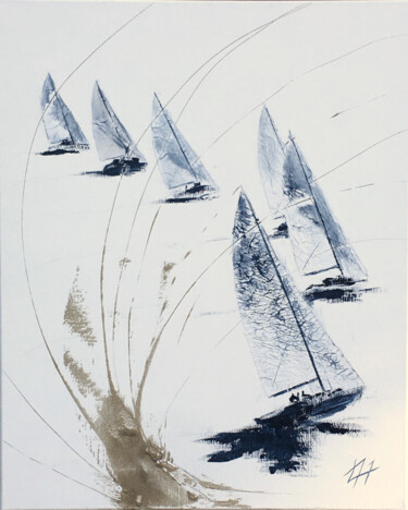 Malerei mit dem Titel "Coupe du monde des…" von Alain Abramatic, Original-Kunstwerk, Öl