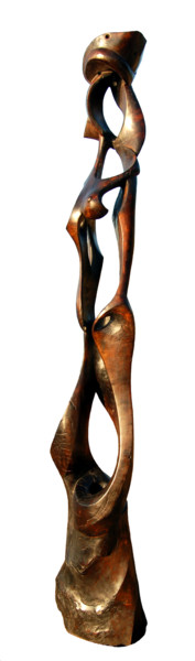 Sculpture titled "Porteuse d'eau" by Alain Agnello, Original Artwork