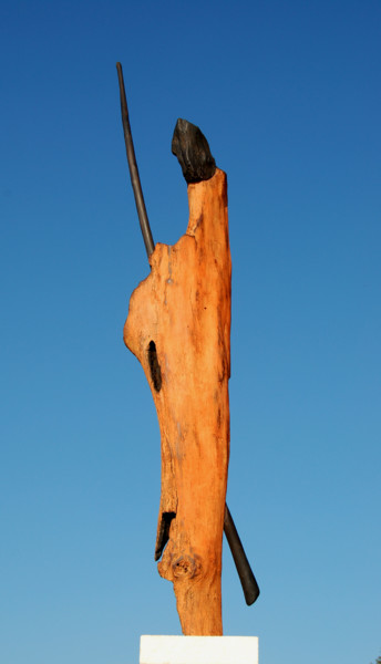 Sculpture intitulée "Massaï" par Alain Agnello, Œuvre d'art originale