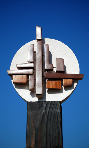 Скульптура под названием "Nouveau Monde" - Alain Agnello, Подлинное произведение искусства