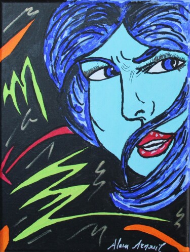 Peinture intitulée "CATHY" par Alain Arnouil, Œuvre d'art originale, Acrylique Monté sur Châssis en bois