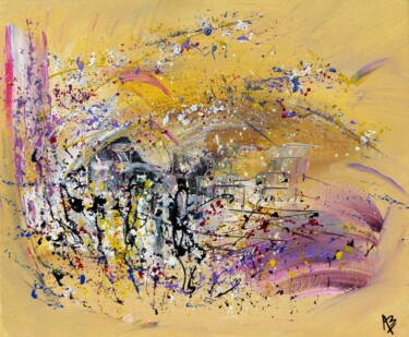 Painting titled "14 089 Evasion" by Alain Bal, Original Artwork