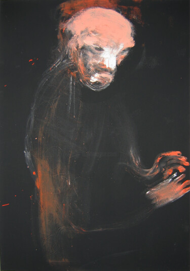 Картина под названием "12-179" - Alain Ballereau, Подлинное произведение искусства, Акрил Установлен на Деревянная рама для…