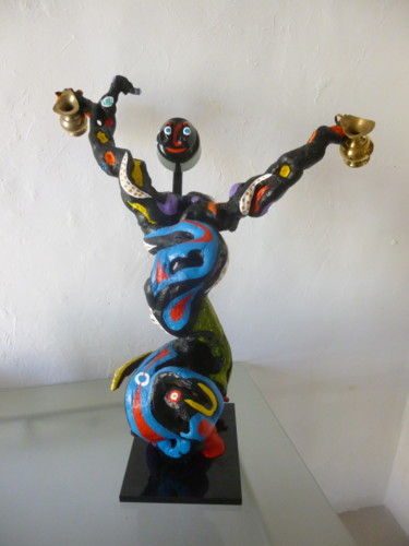 Sculpture titled "La porteuse d'eau e…" by Alain Baye, Original Artwork