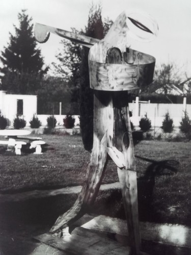 Sculpture intitulée "Le golfeur" par Alain Baye, Œuvre d'art originale
