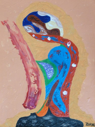 Pintura titulada "Silouette" por Alain Baye, Obra de arte original