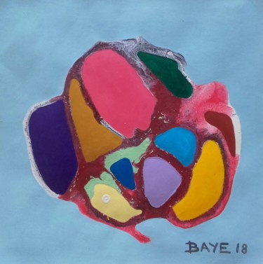 Painting titled "Flower of Provence" by Alain Baye, Original Artwork