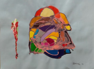 Peinture intitulée "Emergence" par Alain Baye, Œuvre d'art originale, Acrylique