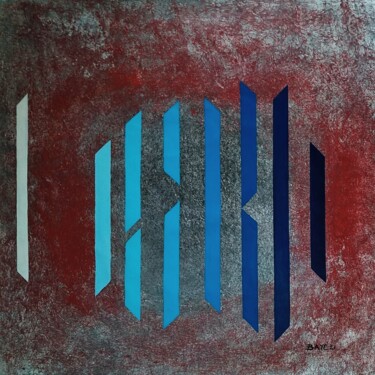 Malerei mit dem Titel "FREEDOM IMPRISONED" von Alain Baye, Original-Kunstwerk, Acryl