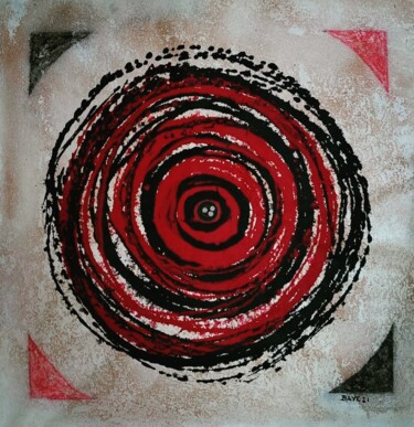 Peinture intitulée "THREE 10s RED AND B…" par Alain Baye, Œuvre d'art originale, Acrylique