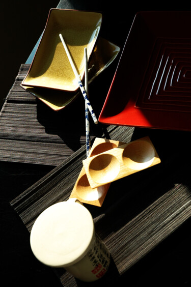 Fotografie mit dem Titel "Set sushi" von Alain Boulivet, Original-Kunstwerk, Digitale Fotografie