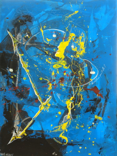 Malerei mit dem Titel "matin" von Alain Bulle, Original-Kunstwerk, Öl