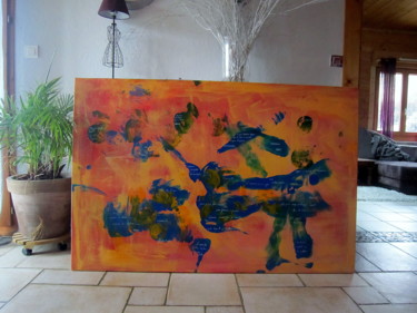 Painting titled "impressions" by Alain Bulle, Original Artwork, Acrylic