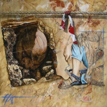 Painting titled "opus5" by Alain Campello, Original Artwork