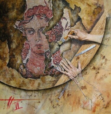 Painting titled "opus6" by Alain Campello, Original Artwork