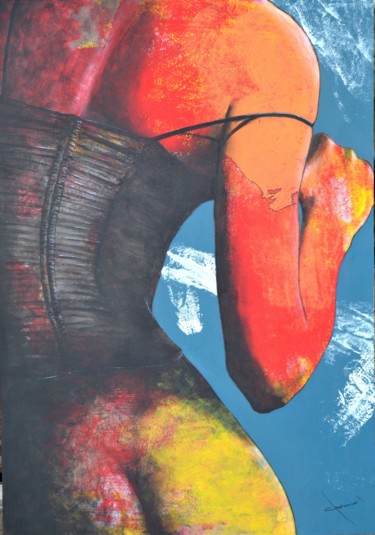 Peinture intitulée "Femme" par Alain Chauvet, Œuvre d'art originale, Acrylique