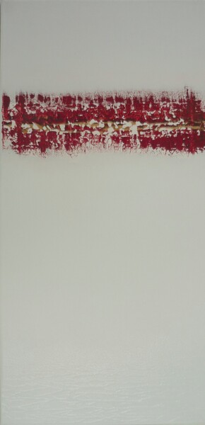 Картина под названием "Horizon - peinture…" - Alain Chenard, Подлинное произведение искусства, Акрил Установлен на Деревянна…