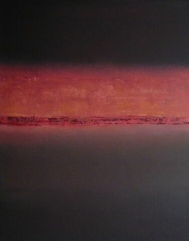 Peinture intitulée "Horizon peinture 316" par Alain Chenard, Œuvre d'art originale, Huile Monté sur Châssis en bois