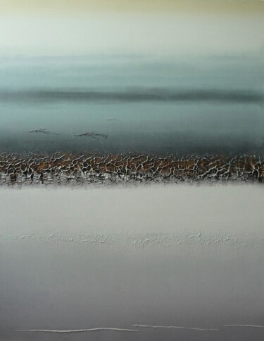 Картина под названием "Horizon peinture 189" - Alain Chenard, Подлинное произведение искусства, Акрил