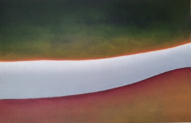 Pintura titulada "Horizon - peinture…" por Alain Chenard, Obra de arte original, Oleo Montado en Bastidor de camilla de made…