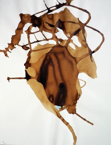 Pintura titulada "encre 14" por Alain Chenard, Obra de arte original, Tinta