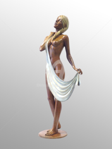 Скульптура под названием "Sara" - Alain Choisnet, Подлинное произведение искусства, Бронза