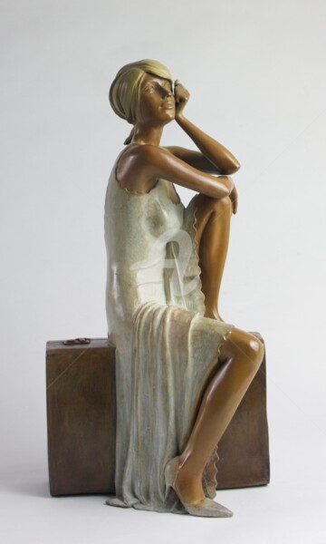 雕塑 标题为“Agathe” 由Alain Choisnet, 原创艺术品, 青铜