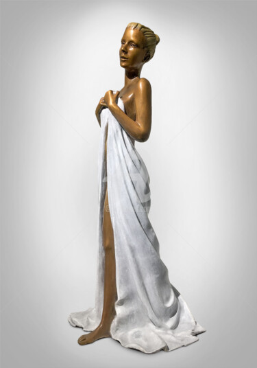 Скульптура под названием "Lise" - Alain Choisnet, Подлинное произведение искусства, Бронза