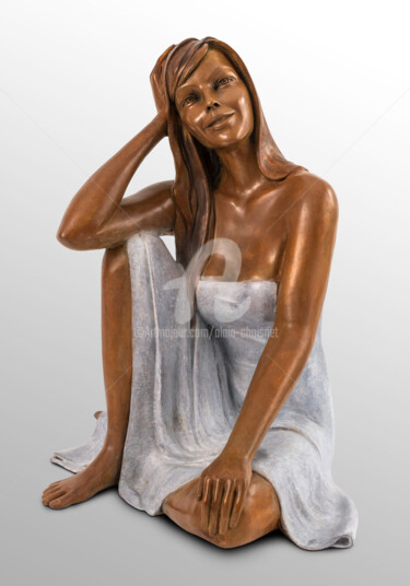 Sculpture intitulée "Léa" par Alain Choisnet, Œuvre d'art originale, Bronze