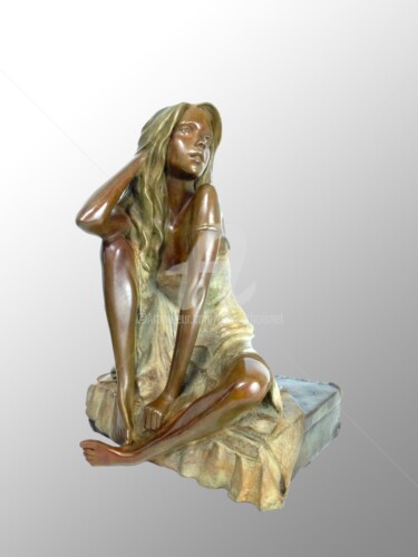Sculpture intitulée "Mila" par Alain Choisnet, Œuvre d'art originale, Bronze