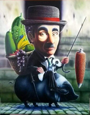 Malerei mit dem Titel "ORIGINAL ARTE CUBANO" von Alain Donate Hernandez, Original-Kunstwerk, Öl