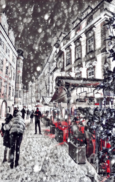 Digital Arts titled "May all the Christm…" by Alain Erpelding, Original Artwork, Photo Montage