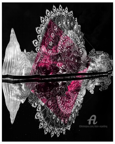 Digital Arts titled "Poisson diamant" by Alain Erpelding, Original Artwork, 2D Digital Work