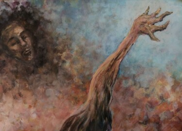 Peinture intitulée "Hommage à Goya" par Alain Ferranti, Œuvre d'art originale, Acrylique