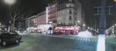 Painting titled "La Rotonde.jpg" by Alain Fortier, Original Artwork, Pastel