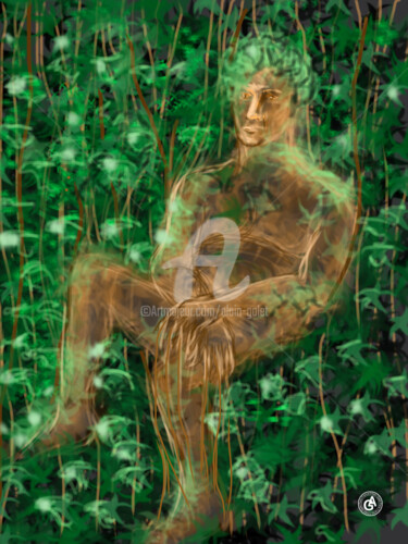 Arts numériques intitulée "Ovid's Metamorphose…" par Alain Galet, Œuvre d'art originale, Peinture numérique