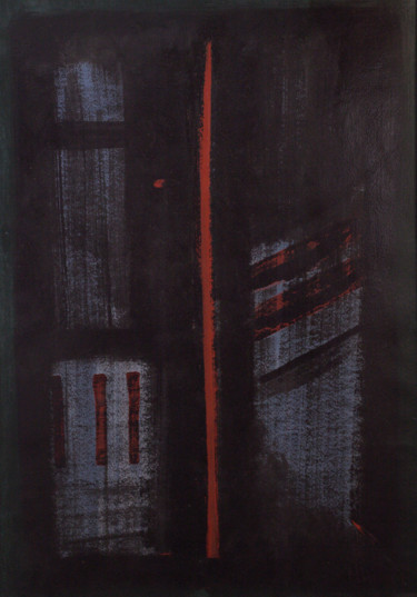 Peinture intitulée "Les trois lumières…" par Alain Husson-Dumoutier, Œuvre d'art originale, Huile