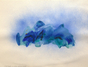 Malerei mit dem Titel "Rêve de printemps" von Alain Husson-Dumoutier, Original-Kunstwerk, Aquarell