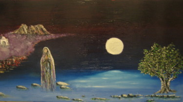 Painting titled "SINAI" by Marius, Original Artwork, Oil