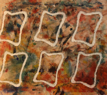 Peinture intitulée ""ALL OVER" Verso Ce…" par Alain Lamy, Œuvre d'art originale, Huile