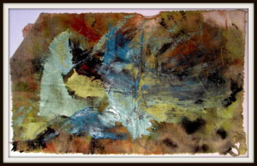 Картина под названием "Chiffons palette Sé…" - Alain Lamy, Подлинное произведение искусства, Масло