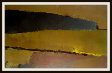 Pintura titulada "Composition abstrai…" por Alain Lamy, Obra de arte original, Oleo