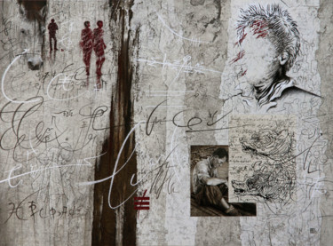 Pittura intitolato "intra muros" da Alain Le Junter, Opera d'arte originale