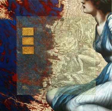 Painting titled "Eurydice" by Alain Le Junter, Original Artwork